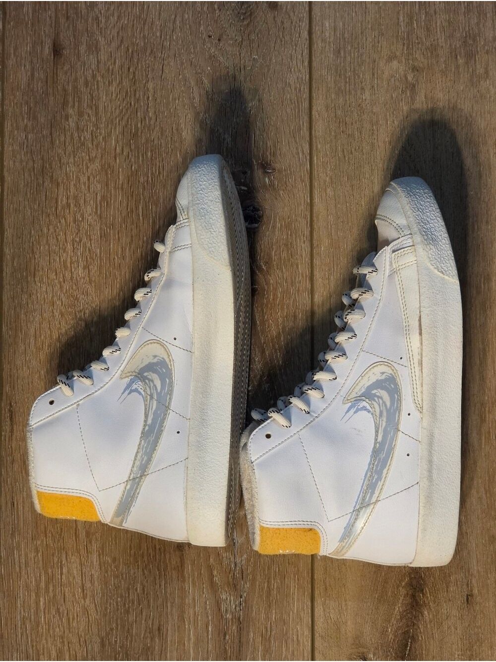 Nike Blazer Mid 77 GS Brushstroke Royal Tint Sneaker Size 7Y DX3070-100 - Picture 4 of 8